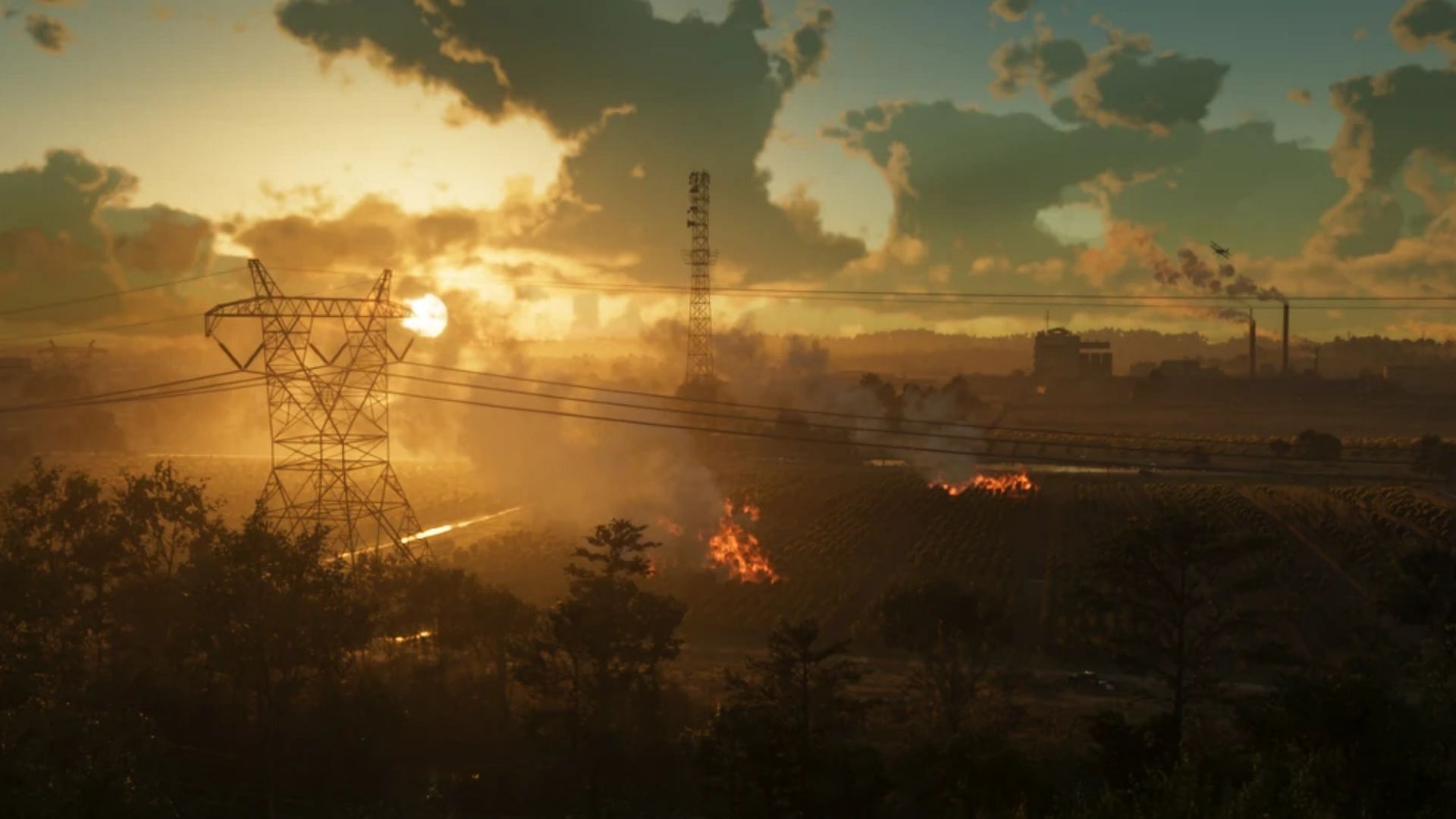 An aerial view of Ambrosia in GTA 6 (Image via Rockstar Games)